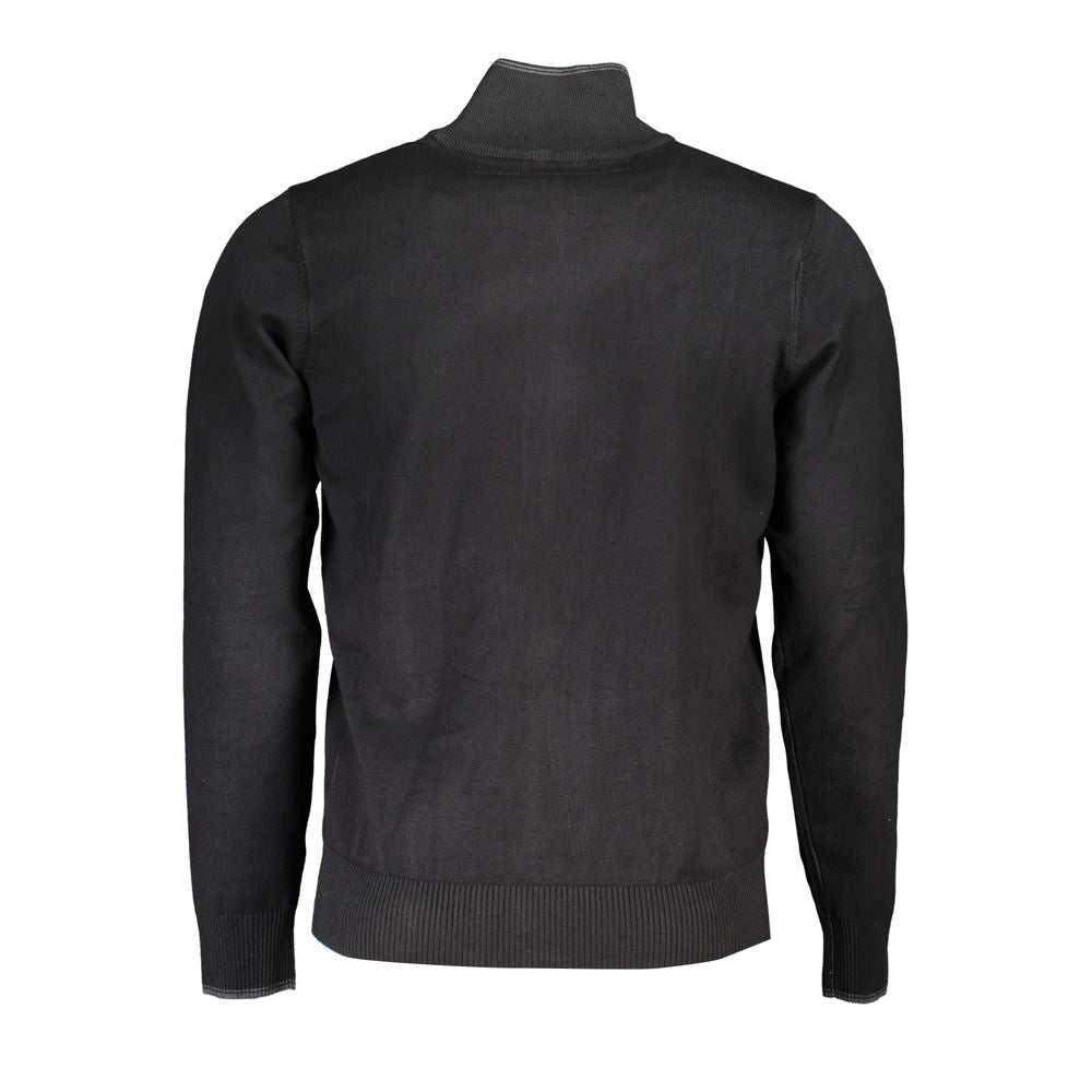 U.S. Grand Polo Black Nylon Sweater