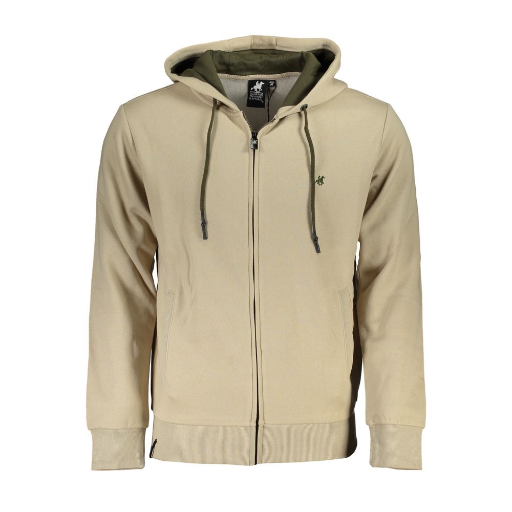U.S. Grand Polo Beige Cotton Sweater