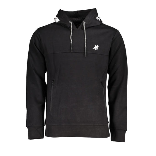 U.S. Grand Polo Black Cotton Sweater