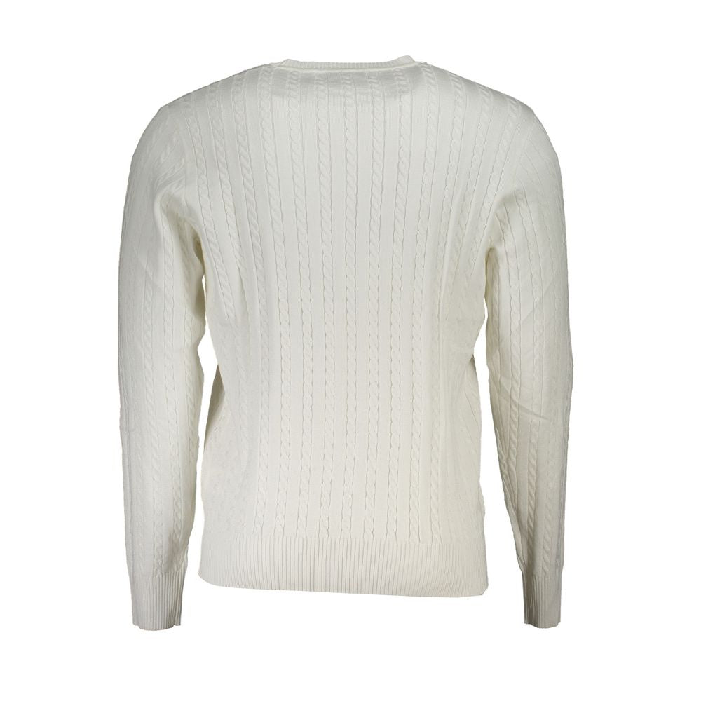 U.S. Grand Polo White Nylon Sweater