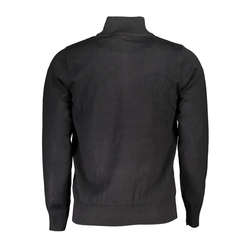 U.S. Grand Polo Black Nylon Sweater