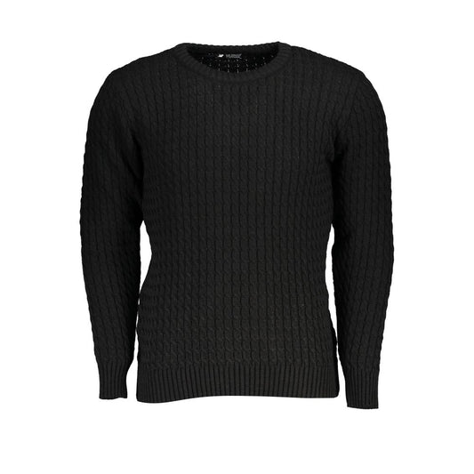 U.S. Grand Polo Black Fabric Sweater