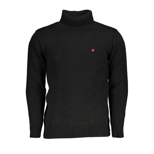 U.S. Grand Polo Black Fabric Sweater