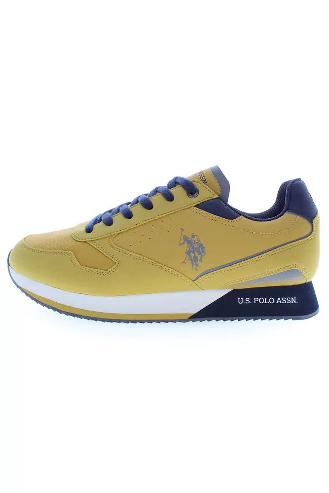 U.S. POLO ASSN. Yellow Polyester Sneaker