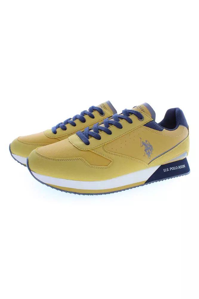 U.S. POLO ASSN. Yellow Polyester Sneaker