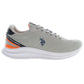 U.S. POLO ASSN. Gray Polyester Sneaker