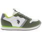 U.S. POLO ASSN. Green Polyester Sneaker