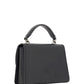 PINKO Black Calf Leather Love One Classic Handbag