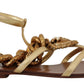 Dolce & Gabbana Gold Leather Devotion Flats Sandals