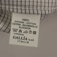 Andrea Incontri White Cotton Checkered Stretch Skirt
