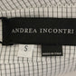 Andrea Incontri White Checkered Stretch Cotton Shorts