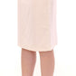 Andrea Incontri White Cotton Floral Embroidery Skirt