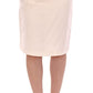 Andrea Incontri White Cotton Floral Embroidery Skirt