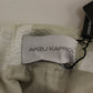 Arzu Kaprol White Acrylic Straight Pencil Skirt