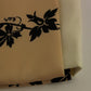 Caterina Gatta Beige Floral Print Silk Mini Skirt