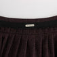 GF Ferre Purple Short Flannel Skirt