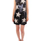 Dolce & Gabbana Masterpiece black crystal swarovski stars sheath dress