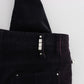 Costume National Purple Cropped Corduroys Jeans