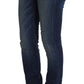 Costume National Blue Wash Cotton Slim Fit Skinny Jeans
