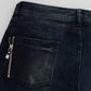 Costume National Blue Wash Cotton Slim Fit Skinny Jeans