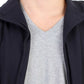 Costume National Blue hooded cotton sweater