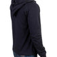 Costume National Blue hooded cotton sweater
