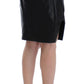 Sachin & Babi Gray Black Liza Leather Straight Pencil