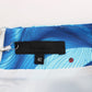 Koonhor Blue Peplum Fresco-Print Straight Pencil Skirt