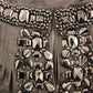 Dolce & Gabbana Black Crystal Handmade Above Knee Skirt