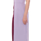 Barbara Casasola Purple Lavender Gown Maxi Silk Long Dress