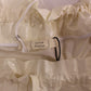 Licia Florio White Above-Knee Stretch Waist Strap Skirt