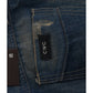 Costume National Blue straight leg jeans