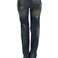 Costume National Blue straight leg jeans