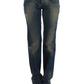 Costume National Blue straight leg jeans
