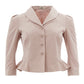 Lardini Light Pink Ruffle Jacket