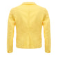 Lardini Yellow Cotton Jacket