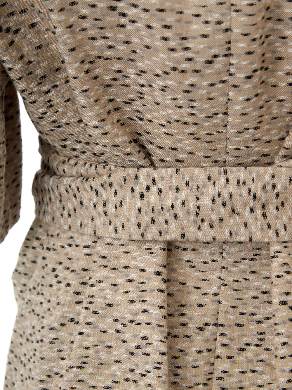 Lardini Beige Linen Dressing Gown Jacket