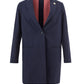 Lardini Blue Trench Cotton Coat