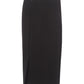 Lardini Black Viscose Skirt