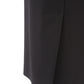 Lardini Black Viscose Skirt