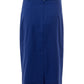Lardini Blue Pencil Skirt in Wool