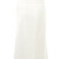 Lardini White Viscose Pencil Skirt