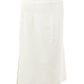 Lardini White Viscose Pencil Skirt