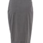 Lardini Grey Wool Pencil Skirt