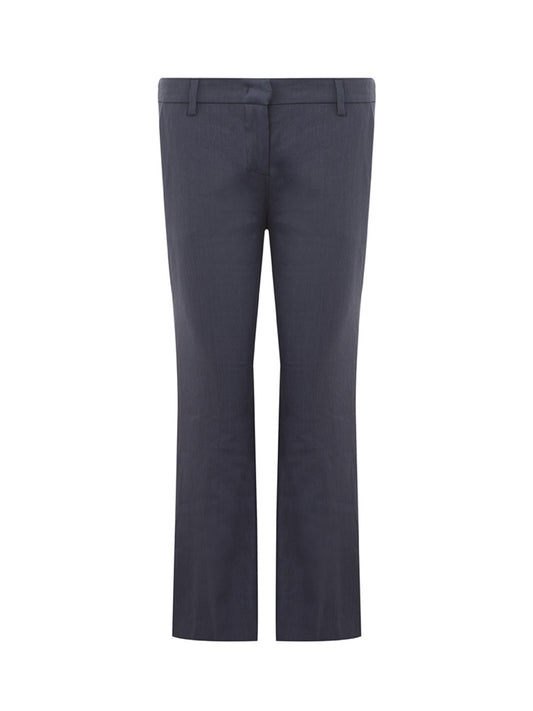Lardini Blue Linen Blend  Chino Trousers