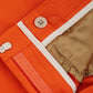 Lardini Orange Cotton Chino Trousers
