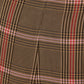 Lardini Micro Checked Viscose Palazzo Trousers