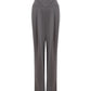 Lardini Wool Grey High Waist Palazzo Trousers