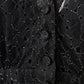 Lardini Black Long Embellished Dress with petticoat
