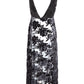 Lardini Black Long Embellished Dress with petticoat